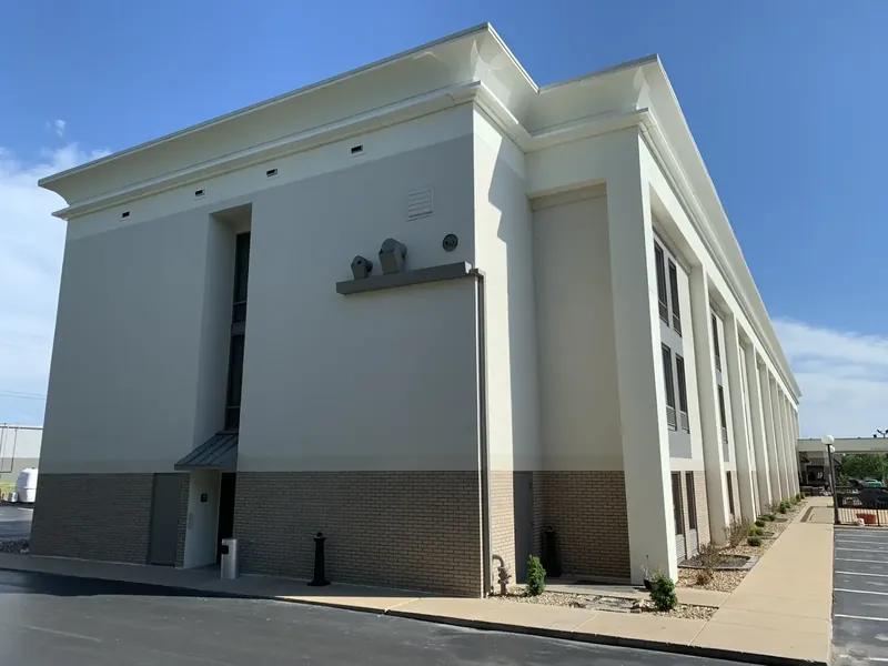 Hampton Inn exterior work detail