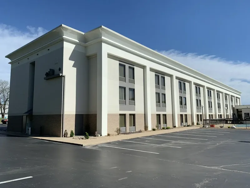 Hampton Inn exterior work detail