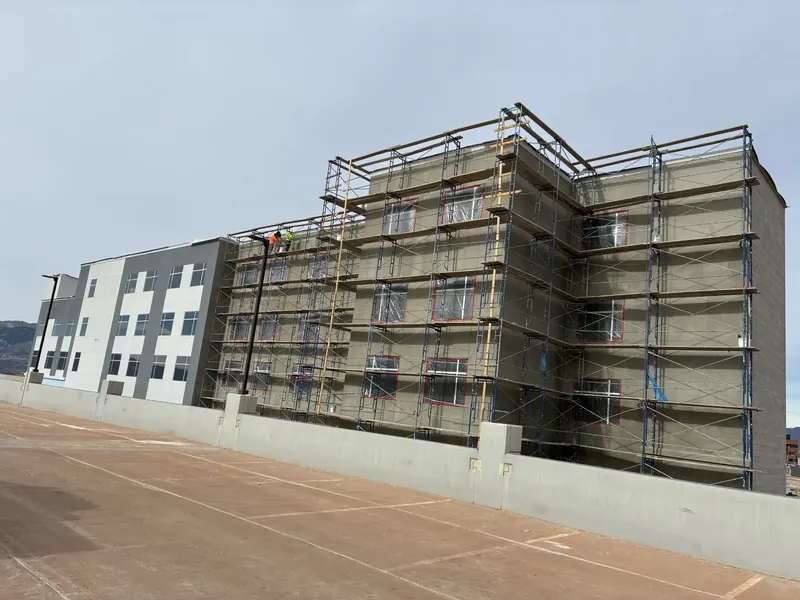 Best Western exterior work detail