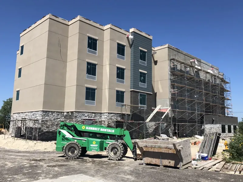 Best Western exterior work detail