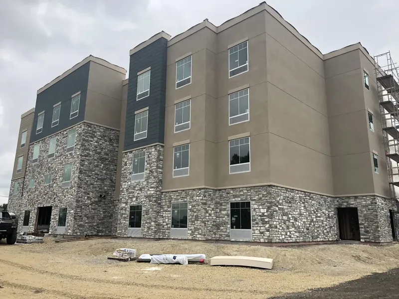 Best Western exterior work detail