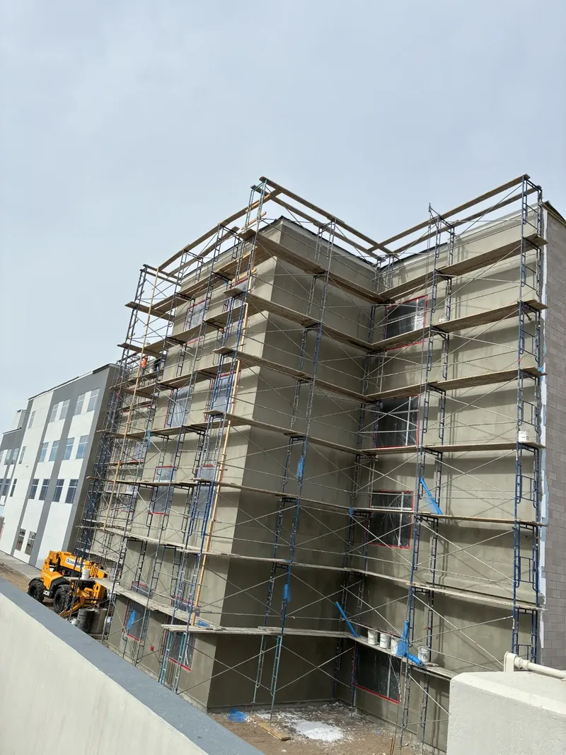 Best Western exterior work detail
