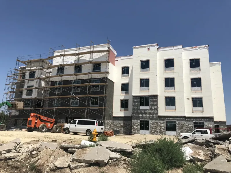 Best Western exterior work detail
